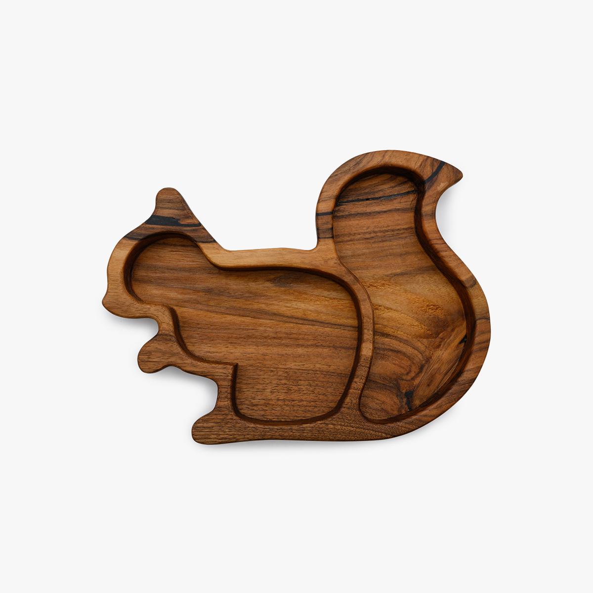 Veveriță din lemn de nuc