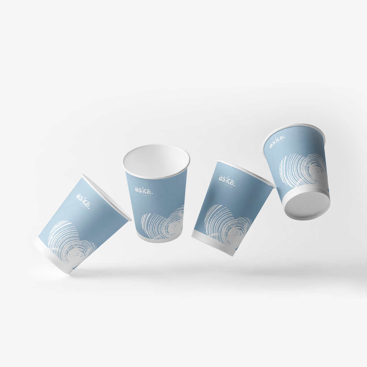 Pahare carton personalizabile – 8 oz - imagine 2