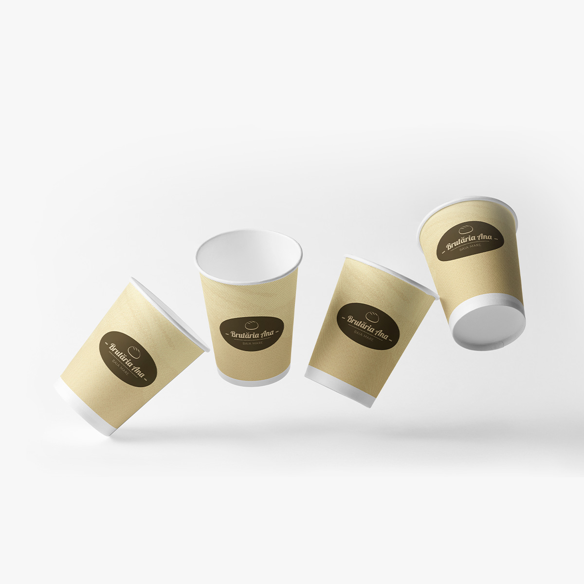 Pahare carton personalizabile – 8 oz - imagine 5